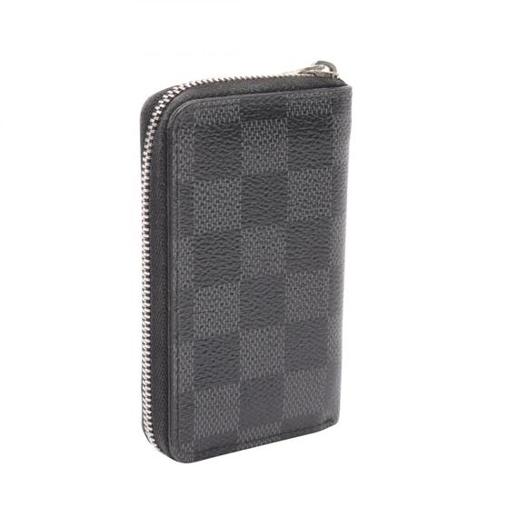 Louis Vuitton Graphite Canvas Coin Black Zippy Damier - Picture 1 of 8